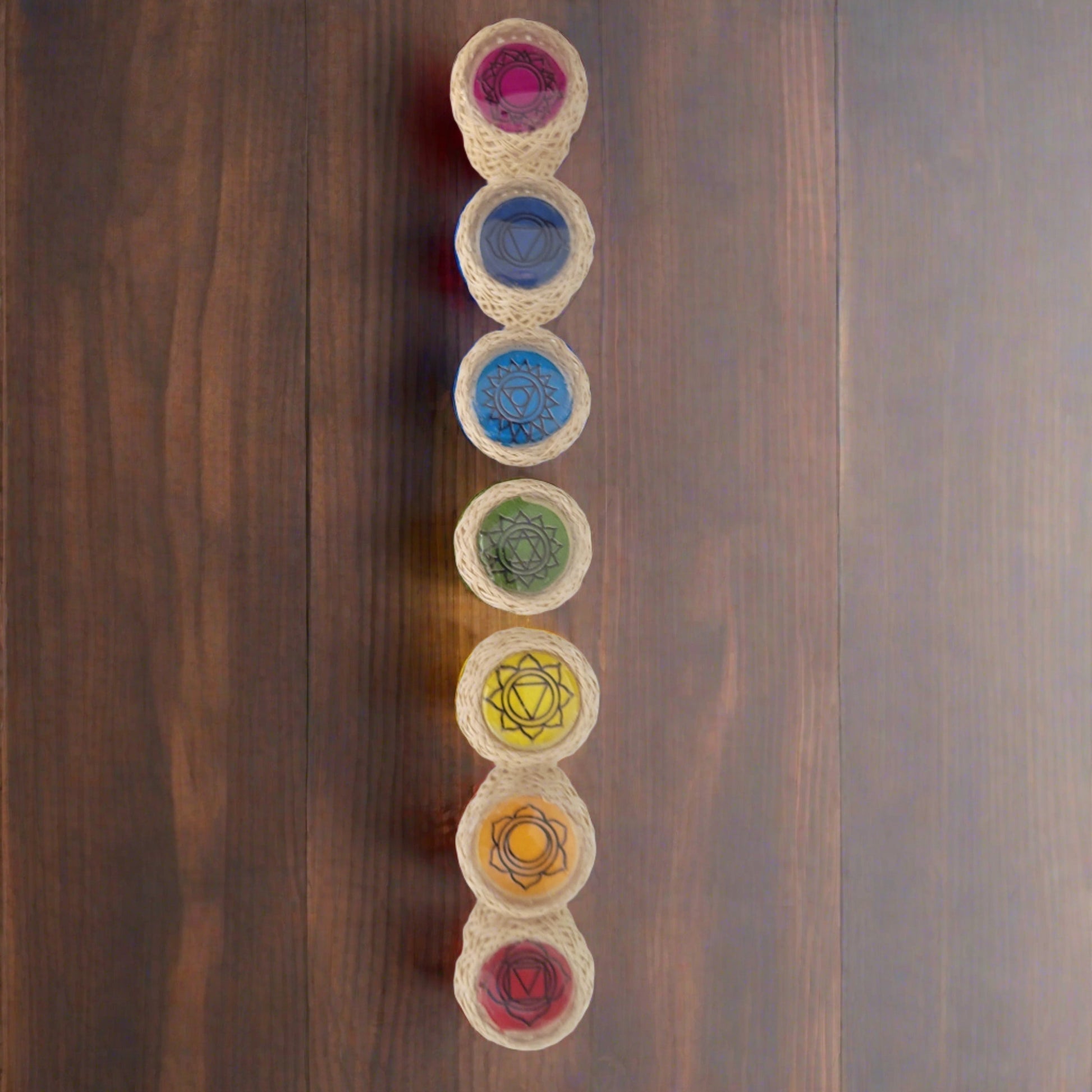 full set of 7 chakra focus fidgets