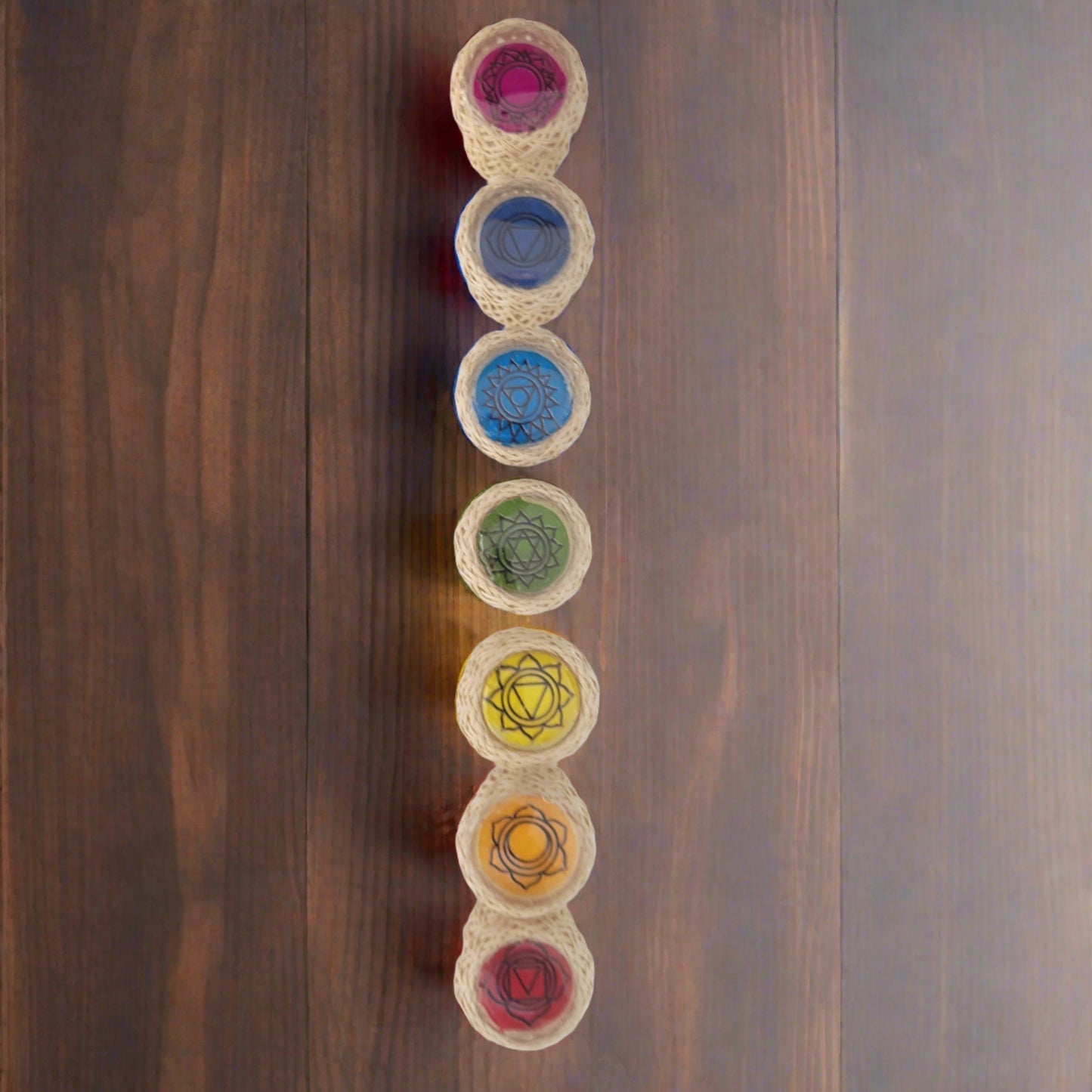 full set of 7 chakra focus fidgets
